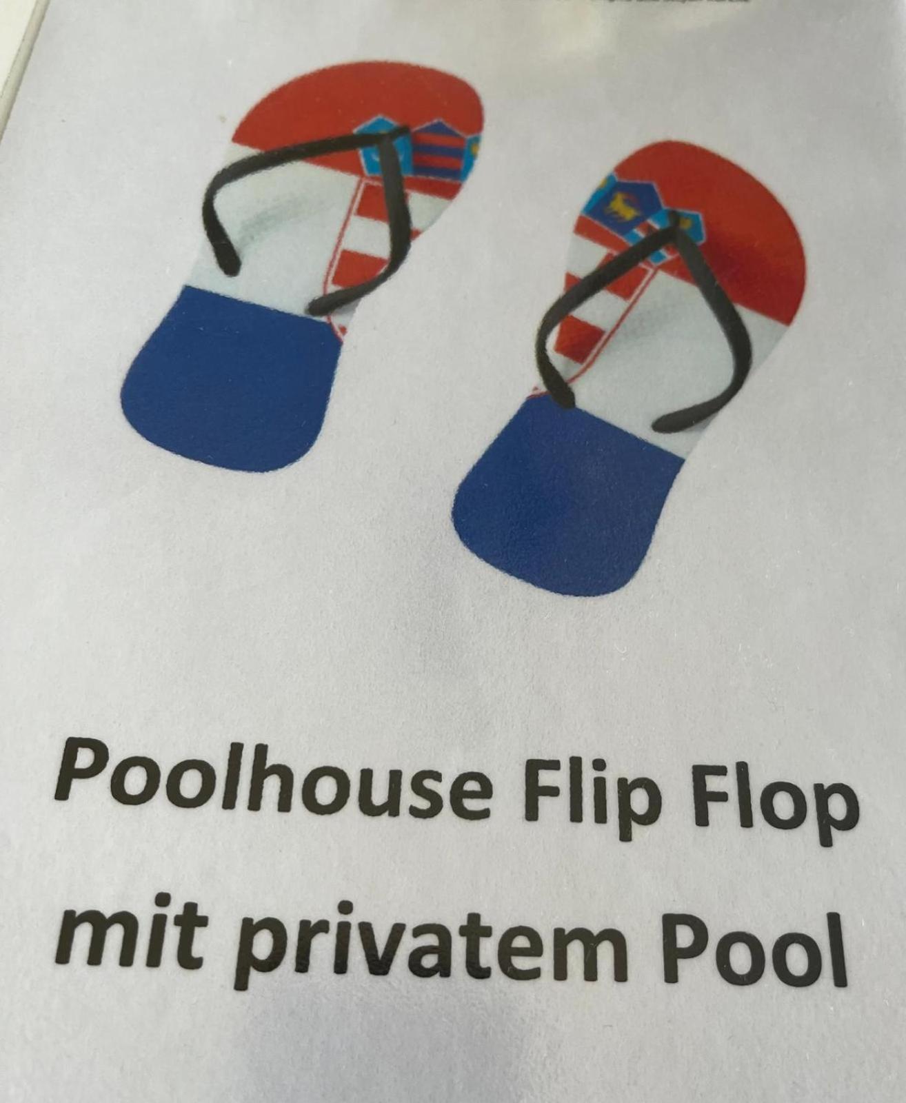 Poolhouse Flip Flop - Mit Privatem Pool Villa Vir Dış mekan fotoğraf